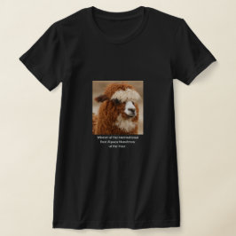 Camiseta Mejor ceja única de alpaca