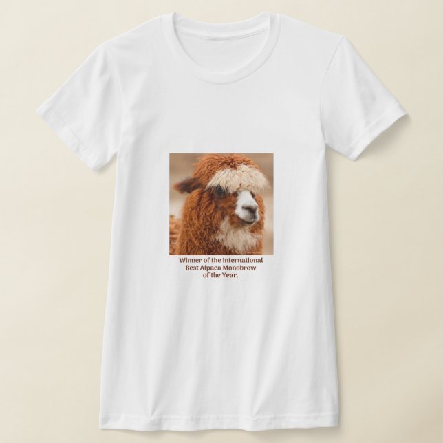 Camiseta Mejor ceja única de alpaca (Distribución)