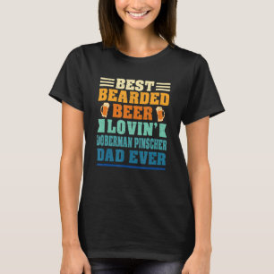 Camiseta Mejor Cerveza con Cabello Lovin' Doberman Pinscher