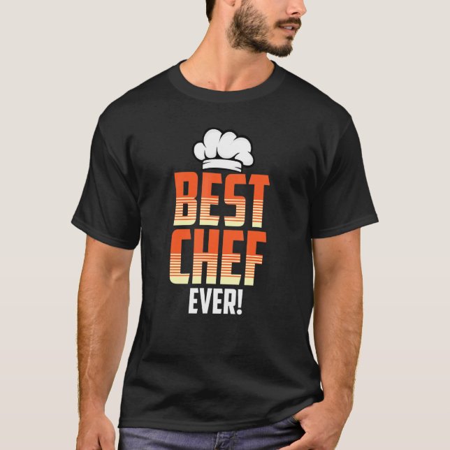 Camiseta Mejor Chef, Cita De Cocina Muy Graciosa. (Anverso)