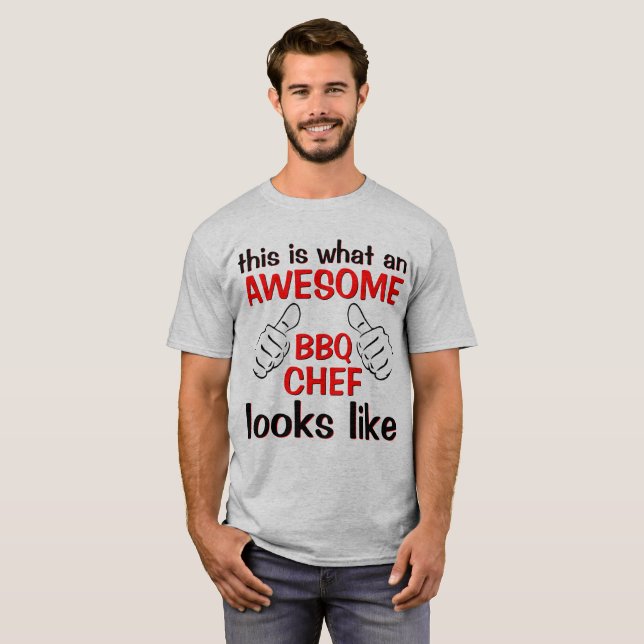 Camiseta Mejor Chef de barbacoa del mundo (Anverso completo)