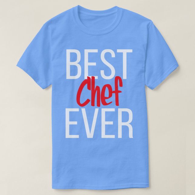 Camiseta Mejor Chef de la historia 2 (Diseño del anverso)
