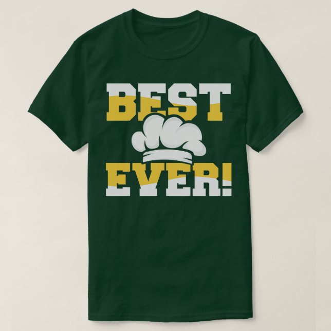Camiseta Mejor Chef de todos los tiempos (Diseño del anverso)