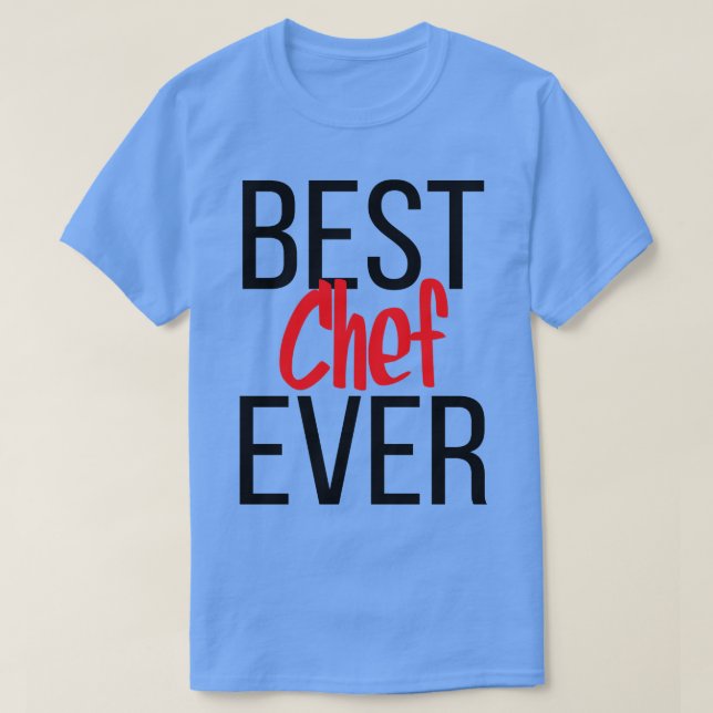 Camiseta Mejor Chef de todos los tiempos 1 (Diseño del anverso)