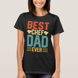 Camiseta Mejor Chef Papá Jamás Chef Hogar Cocina Personal