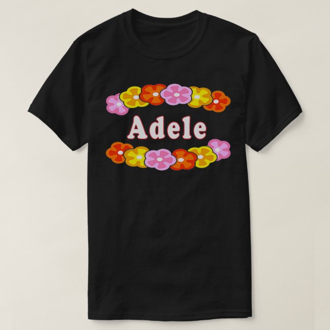 Camiseta Mejor Chica adecuada Mujer Nombre Flor Regalo (Diseño del anverso)