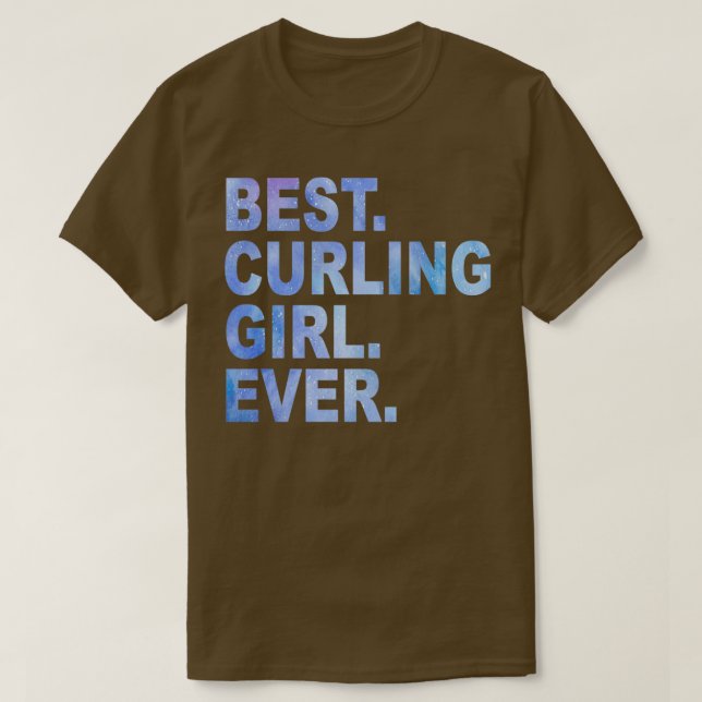 Camiseta Mejor Chica curling que nunca curling Chicas Graci (Diseño del anverso)
