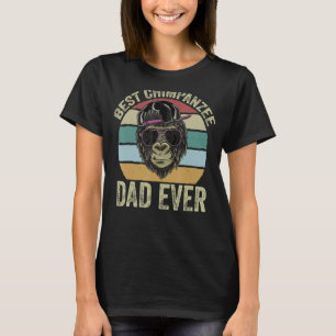 Camiseta Mejor Chimpanzee Dad Monkey Chimp Ape Wildlife Chi