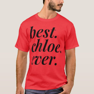 Camiseta Mejor Chloe Nombre Mujer Personalizada Chica BFF F