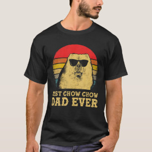 Camiseta Mejor Chow Chow Dad Ever Dog Amantes Retro Vintage