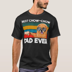 Camiseta Mejor Chow Chow Dad Ever Dog Dad Fist Bump
