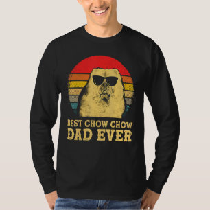 Camiseta Mejor Chow Chow Dad Ever Dog Retro Vintage