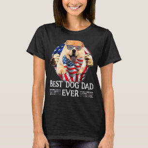 Camiseta Mejor Chow Chow Dad La Bandera Estadounidense 4 De