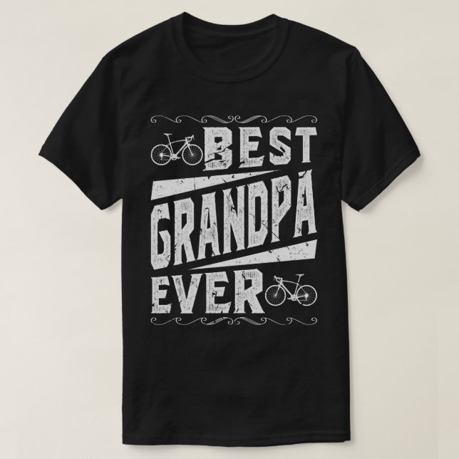 Camiseta Mejor Ciclista Abuelo (Diseño del anverso)