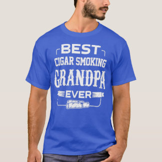Camiseta Mejor Cigarro Fumador Abuelo jamás