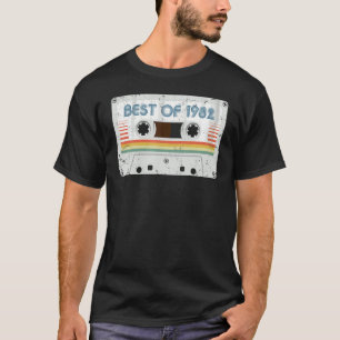 Camiseta Mejor Cinta Cassette 40th Birthday de 1982 1
