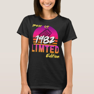 Camiseta Mejor Cinta Cassette 40th Birthday de 1982 1