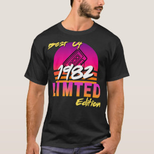 Camiseta Mejor Cinta Cassette 40th Birthday de 1982 1