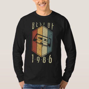 Camiseta Mejor Cinta Cassette De 1986 De 36 Años De Edad 36