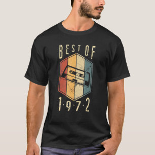 Camiseta Mejor Cinta Cassette De 50 Años De 1972 50º Nacimi