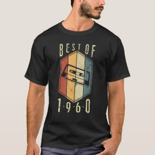 Camiseta Mejor Cinta Cassette De 62 Años De 1960 62º Nacimi