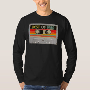 Camiseta Mejor Cinta Cassette De Cumpleaños 40 De 1982
