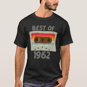 Camiseta Mejor Cinta De 1962 Retro 60º Cumpleaños 60 Y