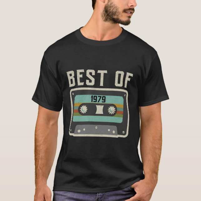 Camiseta Mejor Cinta De Cassette De 1979 Graciosa Vina De 4 (Anverso)