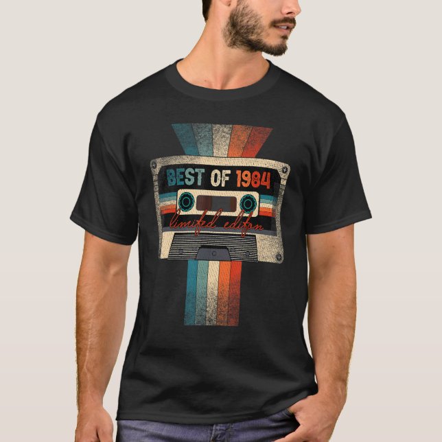 Camiseta Mejor Cinta De Cassette De 1984 De 38 Años (Anverso)