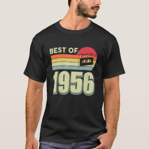 Camiseta Mejor Cinta De Cassette Retro Vintage De 1956 66º