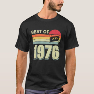 Camiseta Mejor Cinta De Cassette Retro Vintage De 1976 46º 