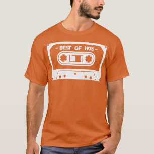 Camiseta Mejor Cinta Retro Cassette 1976 Cumpleaños