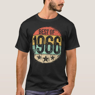 Camiseta Mejor Circular De 1966 58 Años 58º Cumpleaños