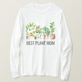 Camiseta Mejor Cita de Plantas para Madera Acuarela