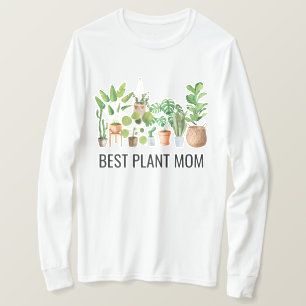 Camiseta Mejor Cita de Plantas para Madera Acuarela