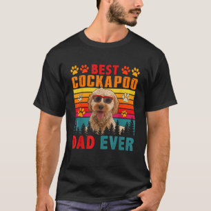 Camiseta Mejor Cockapoo de Retro Vintage Papá Jamás Perro C
