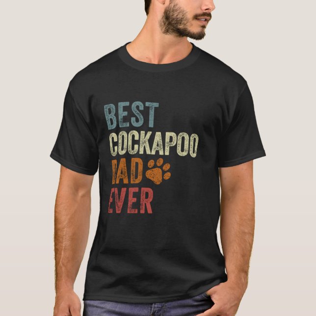 Camiseta Mejor Cockapoo Papá Cockapoo Nunca Cockapoo Papá P (Anverso)