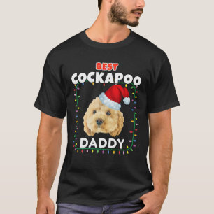 Camiseta Mejor Cockapoo Papi Navidades Fiesta Dog Family Po