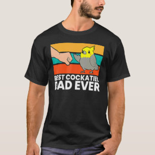 Camiseta Mejor Cockatiel Dad Ever Bird Cockatiel Parrot