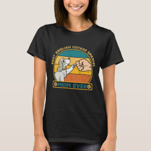 Camiseta Mejor Cocker Inglés Spaniel Dog Mom