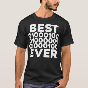 Camiseta Mejor Codificador Binario de Papá Ever Shirt Coder