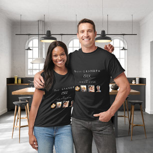 Camiseta Mejor collage de fotos de la familia del personali