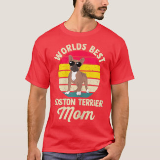 Camiseta Mejor compañera de la frontera de madre de Boston