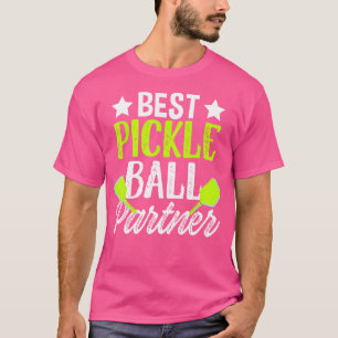 Camiseta Mejor compañero de deporte de paleta de pickleball