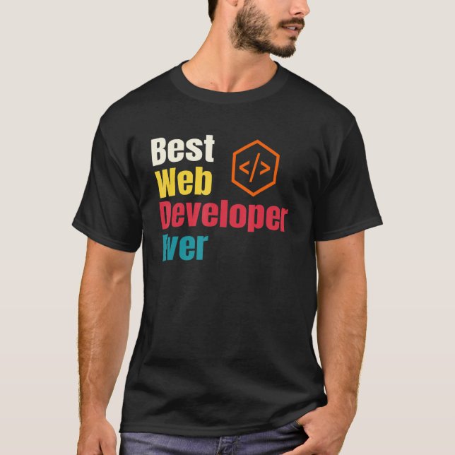 Camiseta Mejor Compromiso de Códigos de Programador de Siti (Anverso)