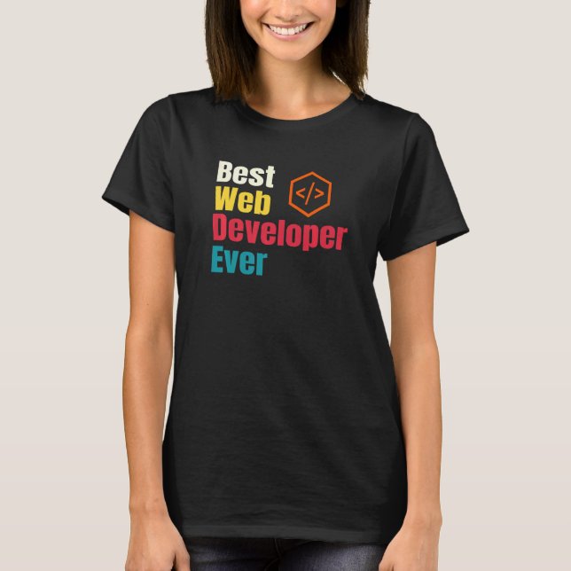 Camiseta Mejor Compromiso de Códigos de Programador de Siti (Anverso)
