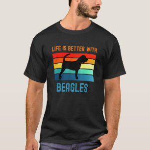 Camiseta Mejor Con Beagles