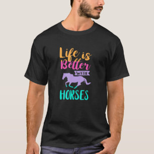 Camiseta Mejor con Caballos Jinete a Caballo