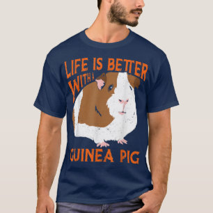 Camiseta Mejor Con Las Artes De Animales De Cerdo De Guinea