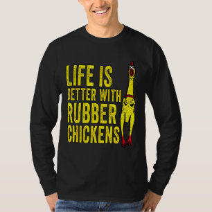 Camiseta Mejor Con Pollo De Goma
